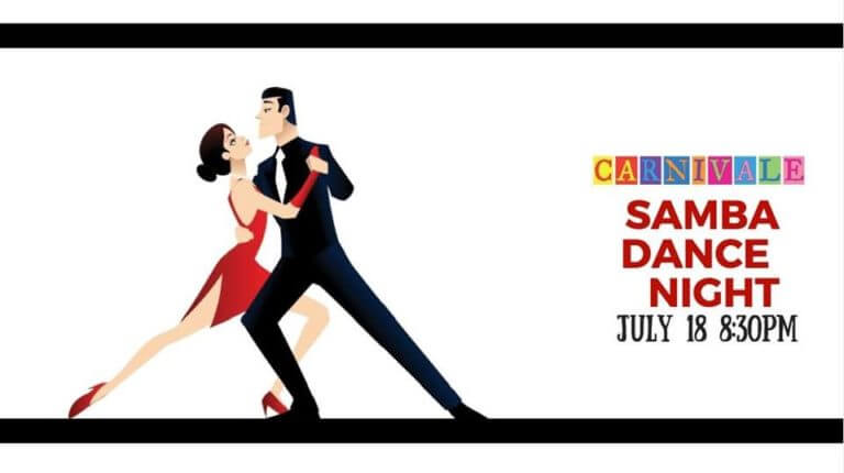 Carnivale Kicks Off Monthly Samba Dance Nights on July 18